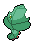 #540 Sewaddle sprite Posterior Shiny