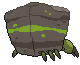 #558 Crustle sprite Posterior Shiny