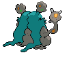 #569 Garbodor sprite Posterior Shiny