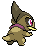 #610 Axew sprite Posterior Shiny