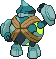 #622 Golett sprite Posterior Shiny